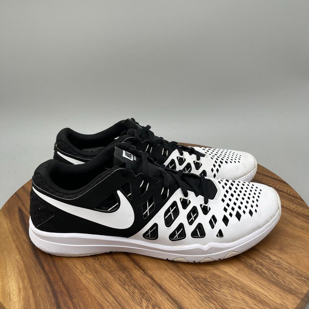 Nike Train Speed 4 Shoes Mens Size 13 White Black Running Comfort Walking Gym